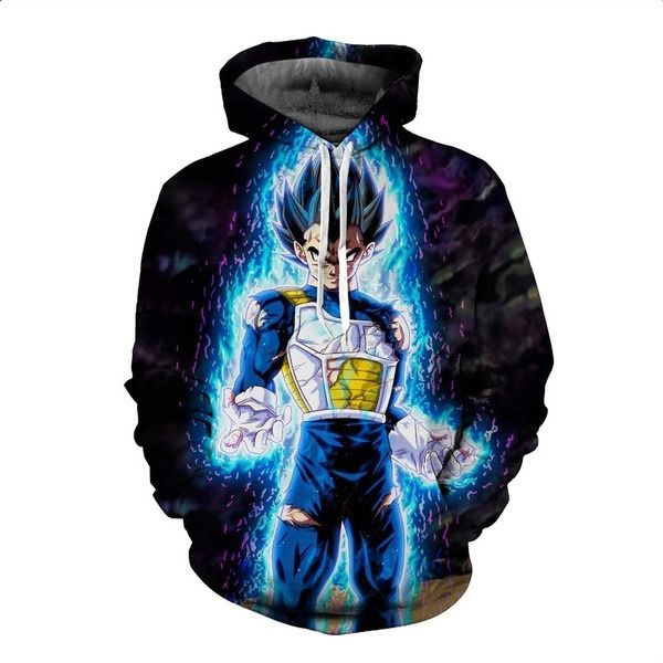 Goku Cartoon Dragon Ball Anime Manga 30 Over Print 3d Zip Hoodie