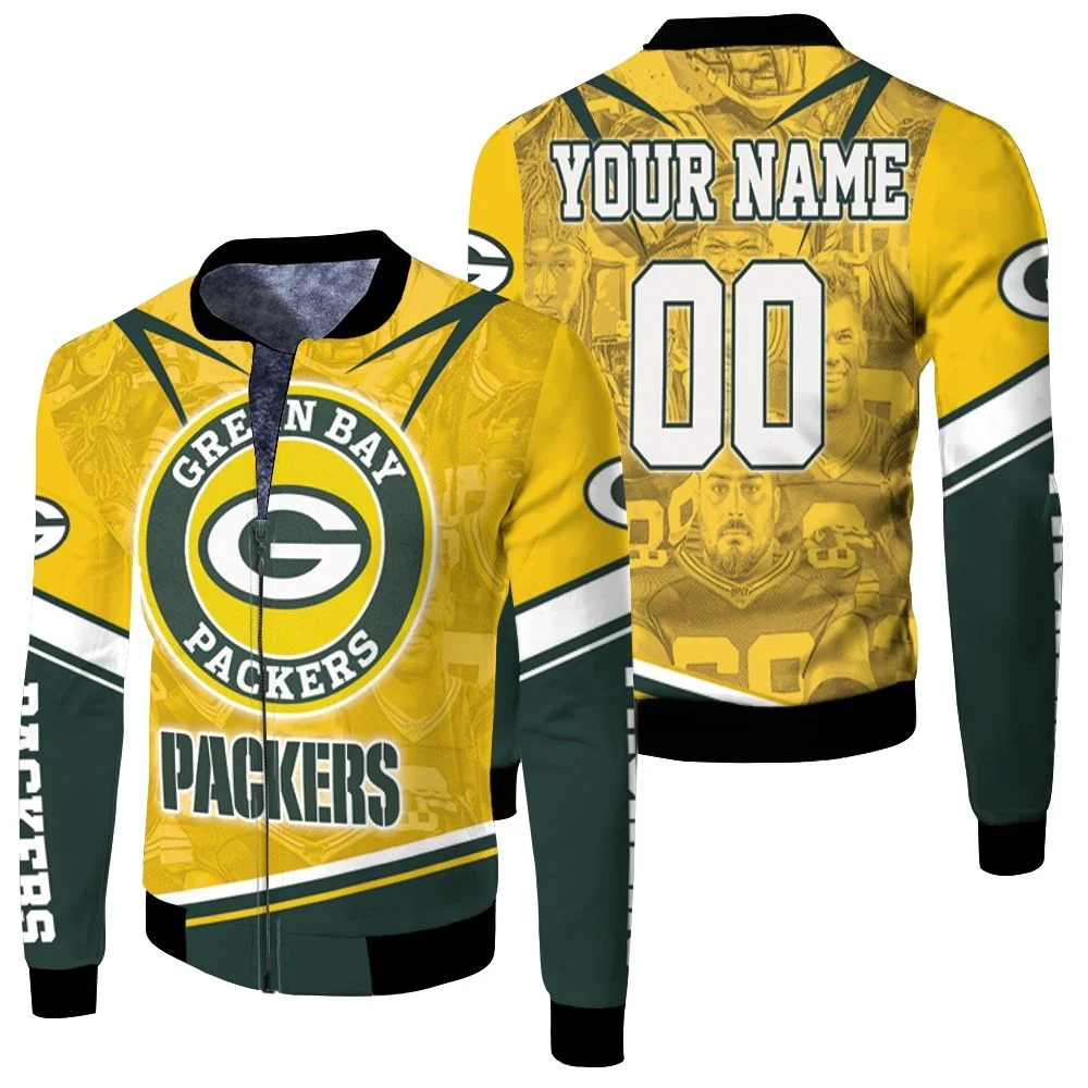 Green Bay Packers Champions Best Team Nfl 2020 Season Personalized Fleece Bomber Jacket