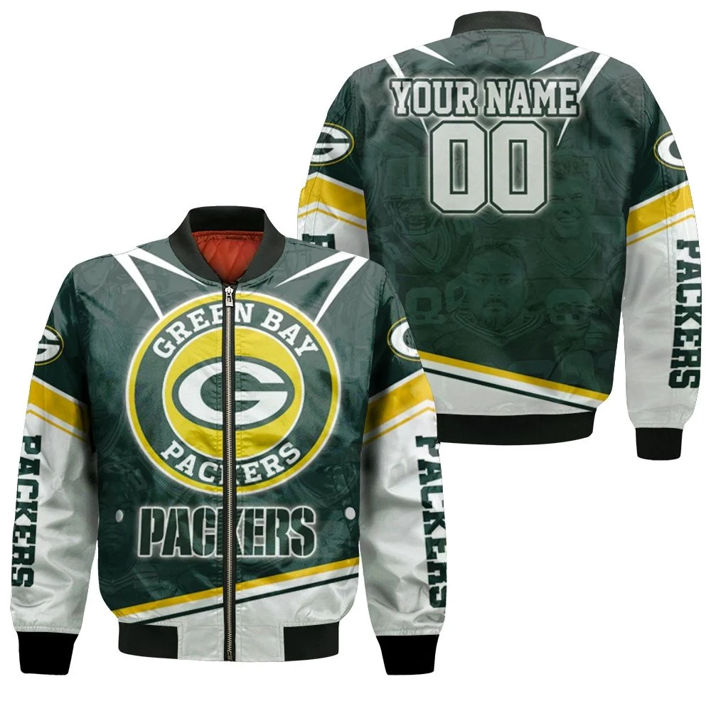 Green Bay Packers Legend Thanks Nfl Champion Personalized Bomber Jacket