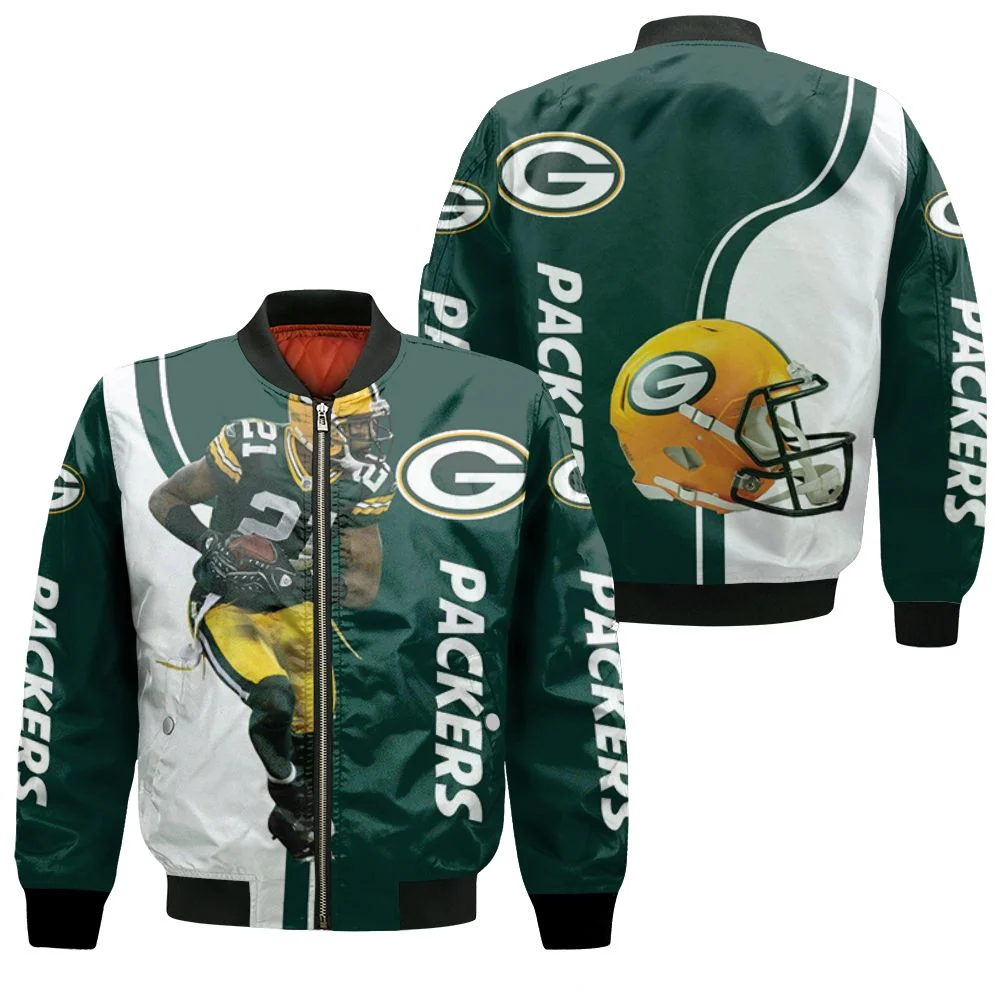 Green Bay Packers Nfc Noth Division Champions Haha Clinton Dix Bomber Jacket