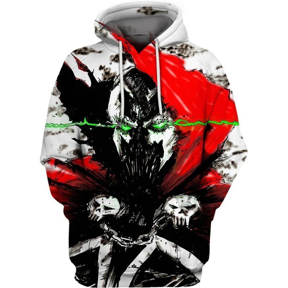 Green Eyes Of Spawn Over Print 3d Zip Hoodie - Teeruto