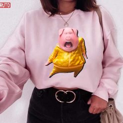 Gunter Singing Pig Funny Sing Cartoon Unisex Sweatshirt