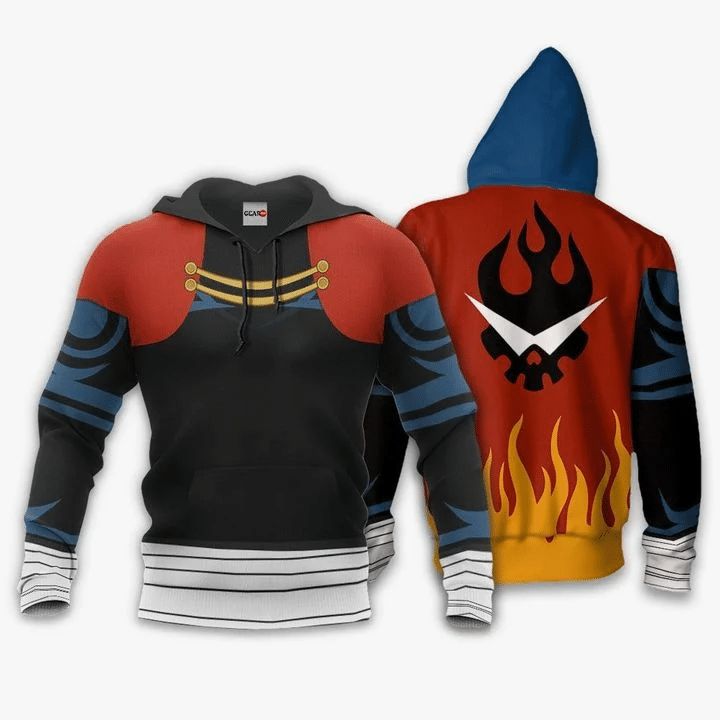 Gurren Lagann Kamina Anime Manga 3d Zip Hoodie