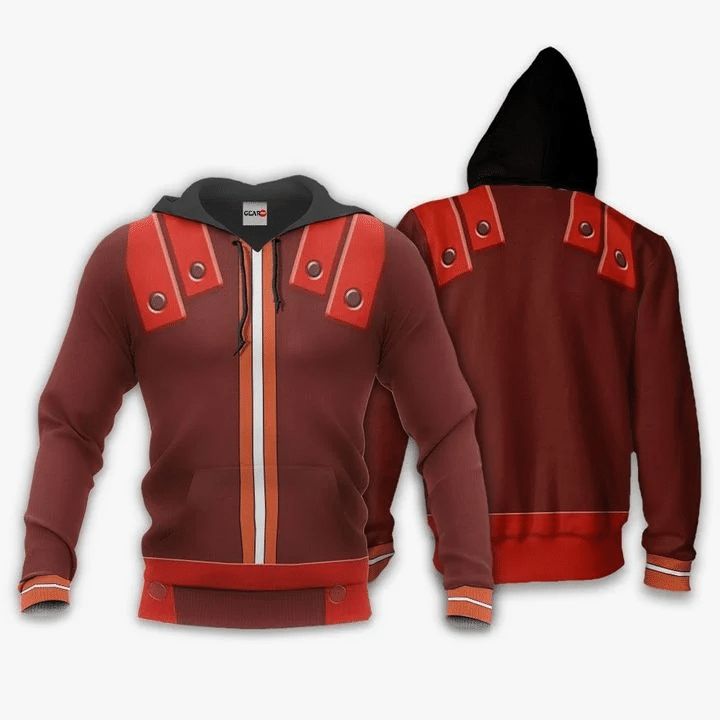 Gurren Lagann Viral Anime Manga 3d Zip Hoodie