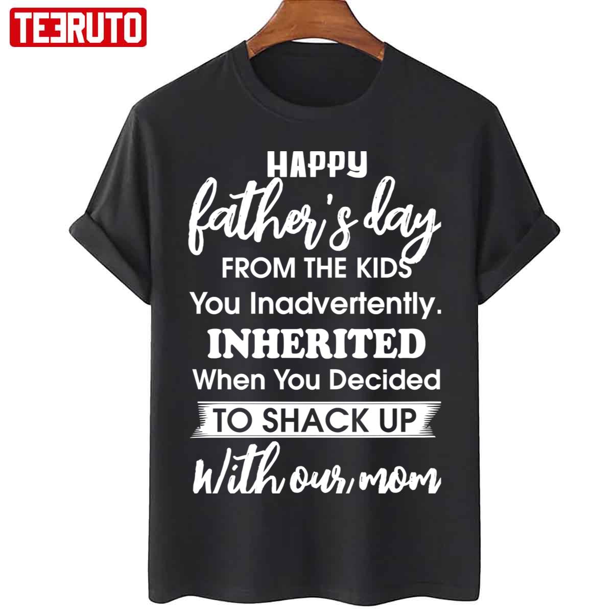 Happy Fathers Day Black Kids Sweatshirt 