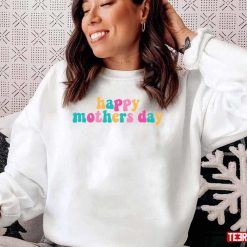 Happy Mothers Day Cute Pastel Text Unisex Sweatshirt