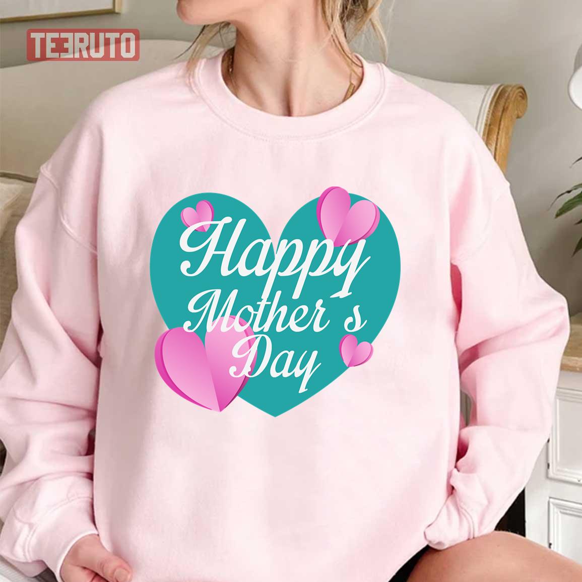 Happy Mother’s Day Hearts Unisex Sweatshirt
