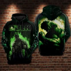 Hulk Marvel Comics 3d Zip Hoodie