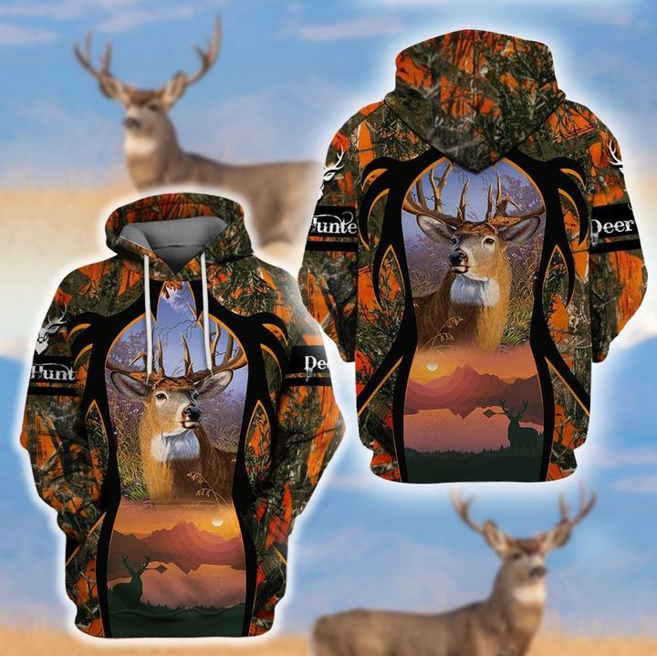 Hunting Lover 3d Zip Hoodie