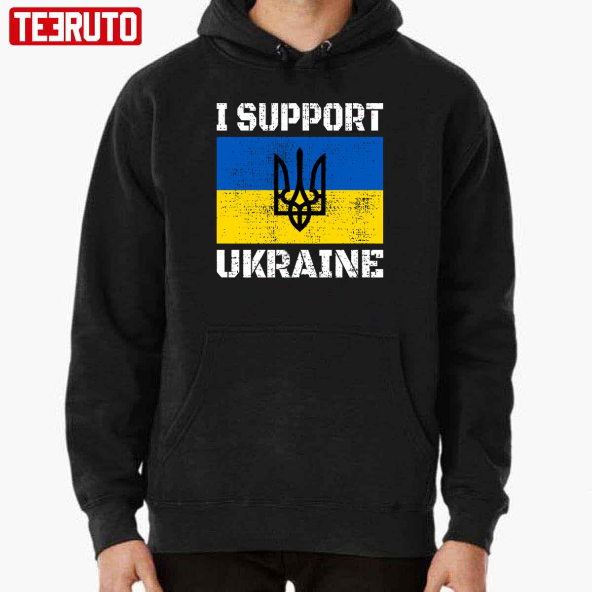 I Support Ukraine Unisex Hoodie