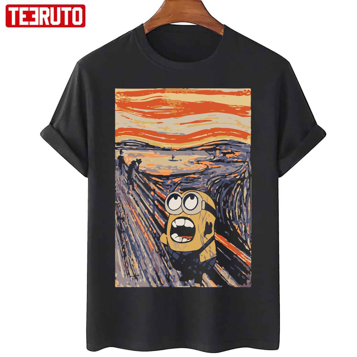 I’m Screaming Funny Minion Scream Art Unisex T-Shirt