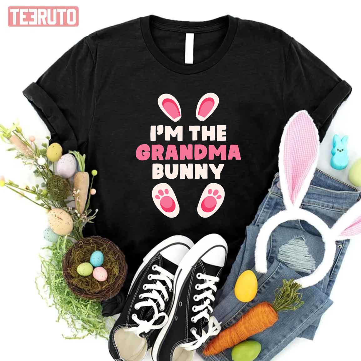Im The Grandma Bunny Easter Day Women T-Shirt
