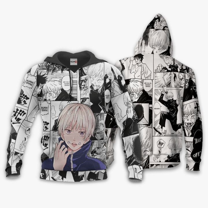 Inumaki Toge Anime Manga Jujutsu Kaisen 3d Zip Hoodie