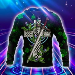 Irish St Patrick Day Over Print 3d Zip 33 Hoodie