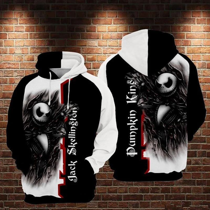 Jack Skellington Lover 3d Zip Hoodie