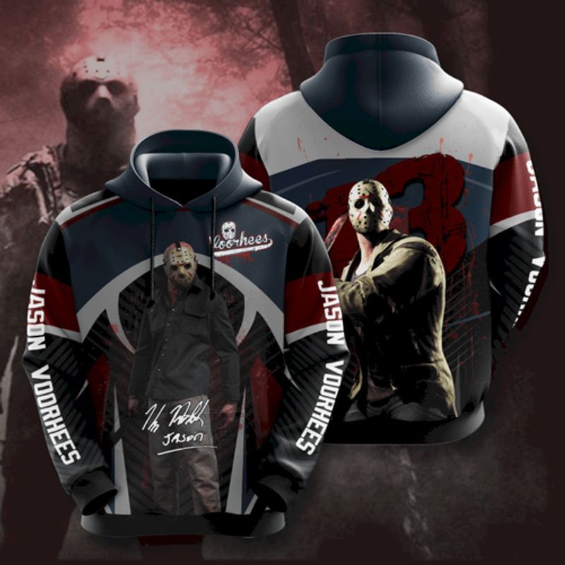 Jason Voorhees Lovers 3d Hoodie