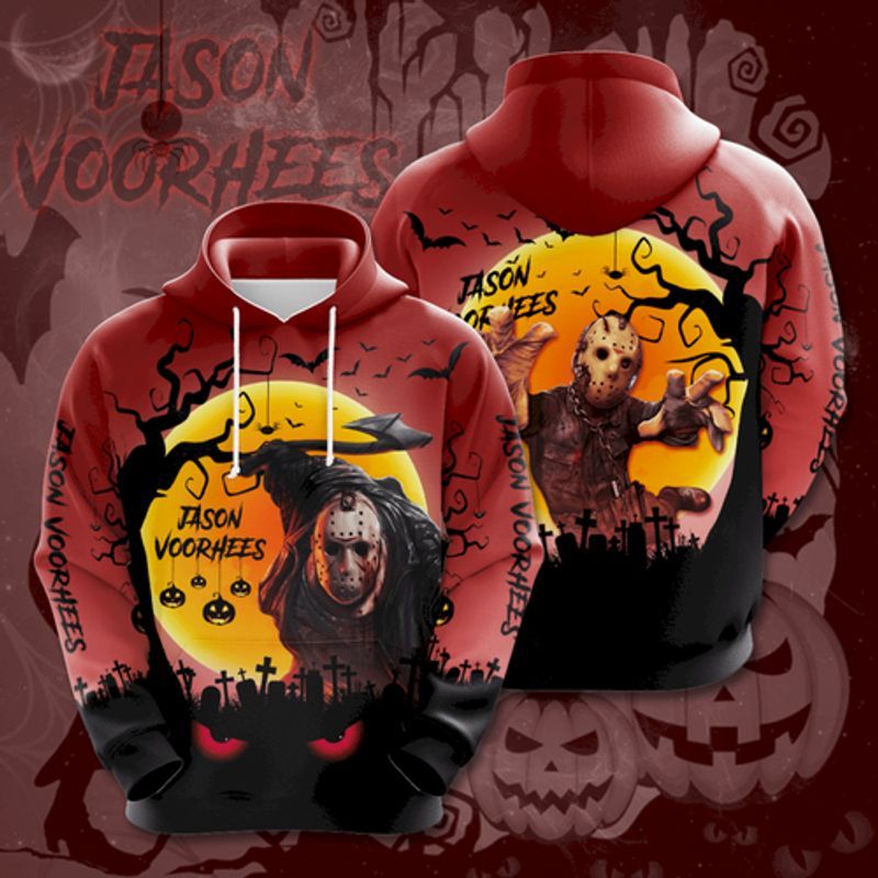 Jason Voorhees Lovers Halloween 3d Hoodie