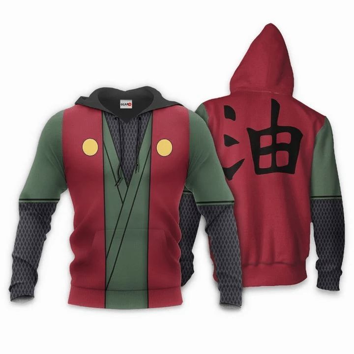 Jiraiya Naruto Anime Manga 3d Zip Hoodie