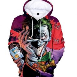 Joker Suicide Squad Creepy Halloween 3d Hoodie