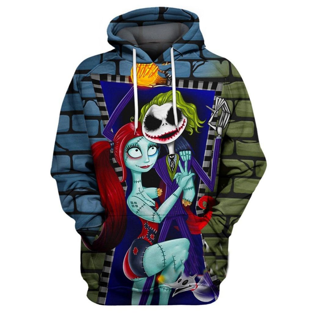 MLB New York Yankees Jack Skellington 3D Hoodie Zipper For Men