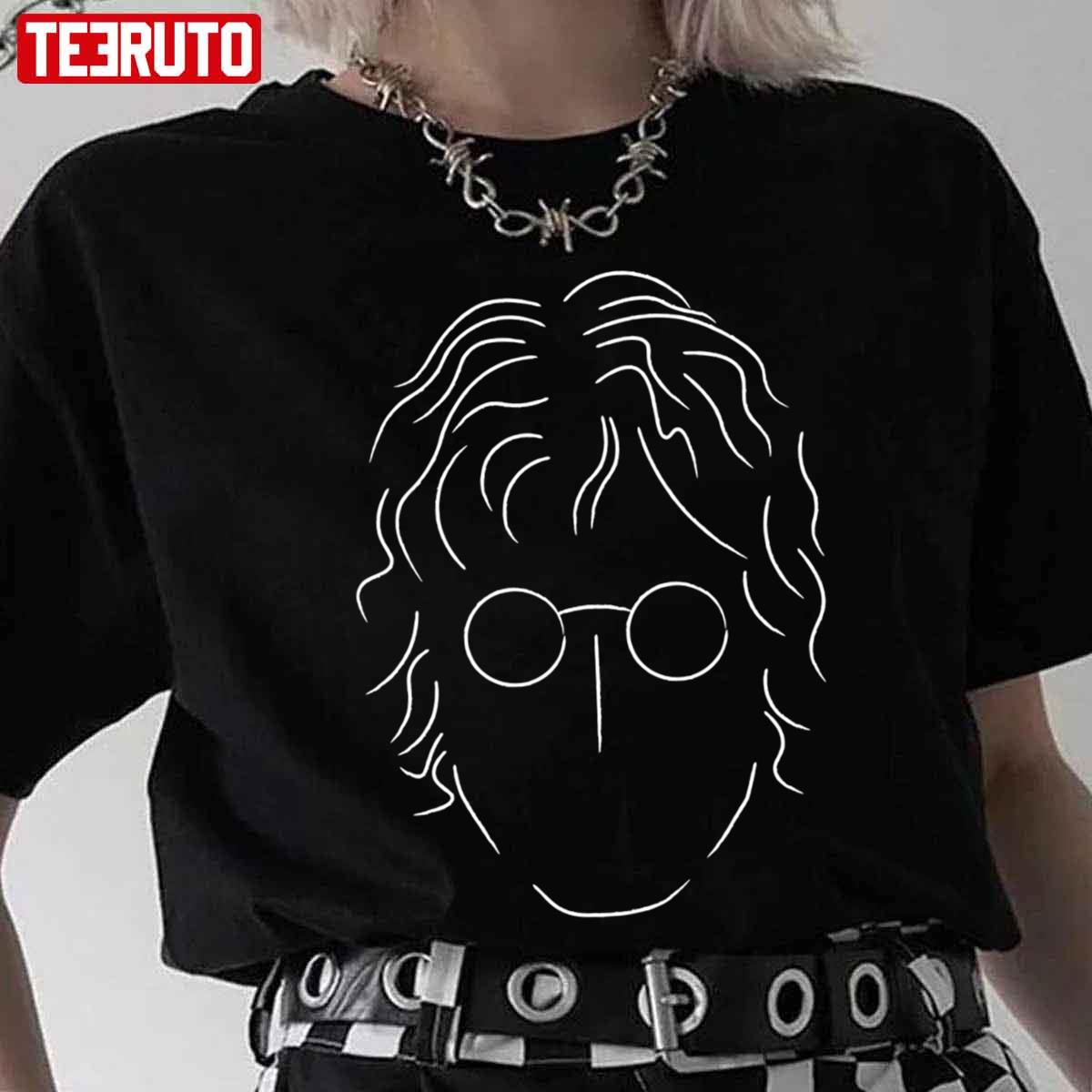 Jonn Lennon Minimalist Art Unisex T-Shirt