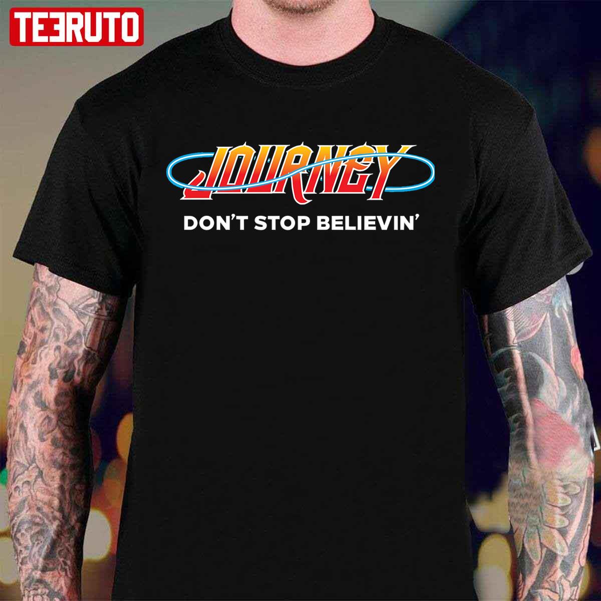 Journey Band Don’t Stop Believin’ Unisex T-Shirt