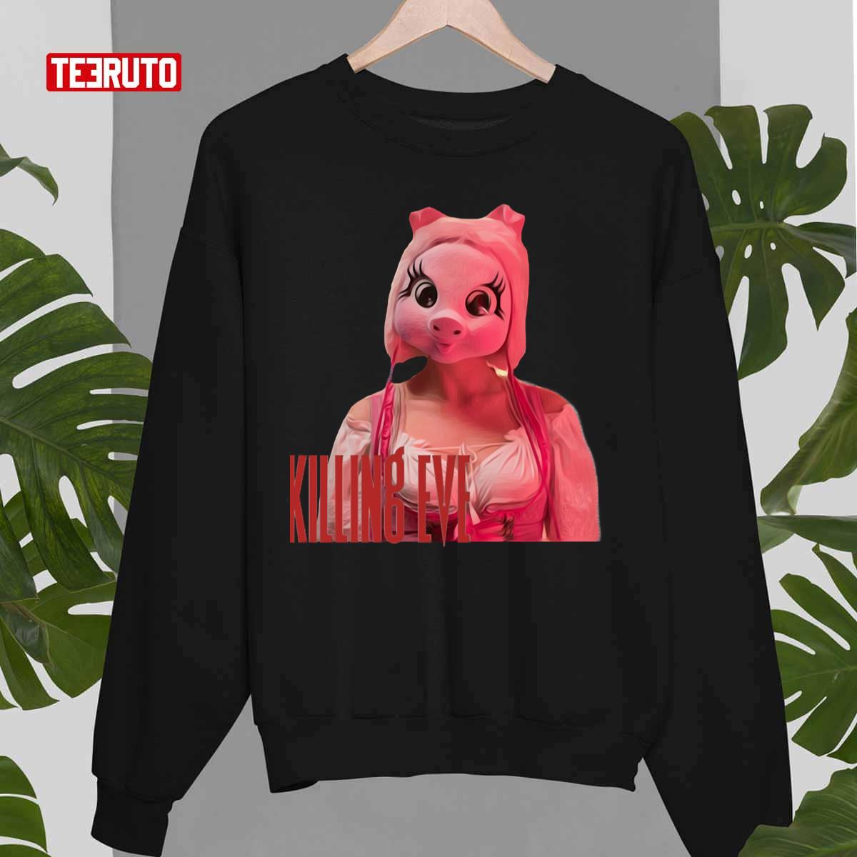 Killing Eve Villanelle Pig Mask Unisex Sweatshirt