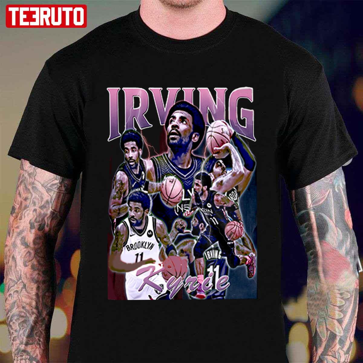 kyrie irving nets throwback jersey