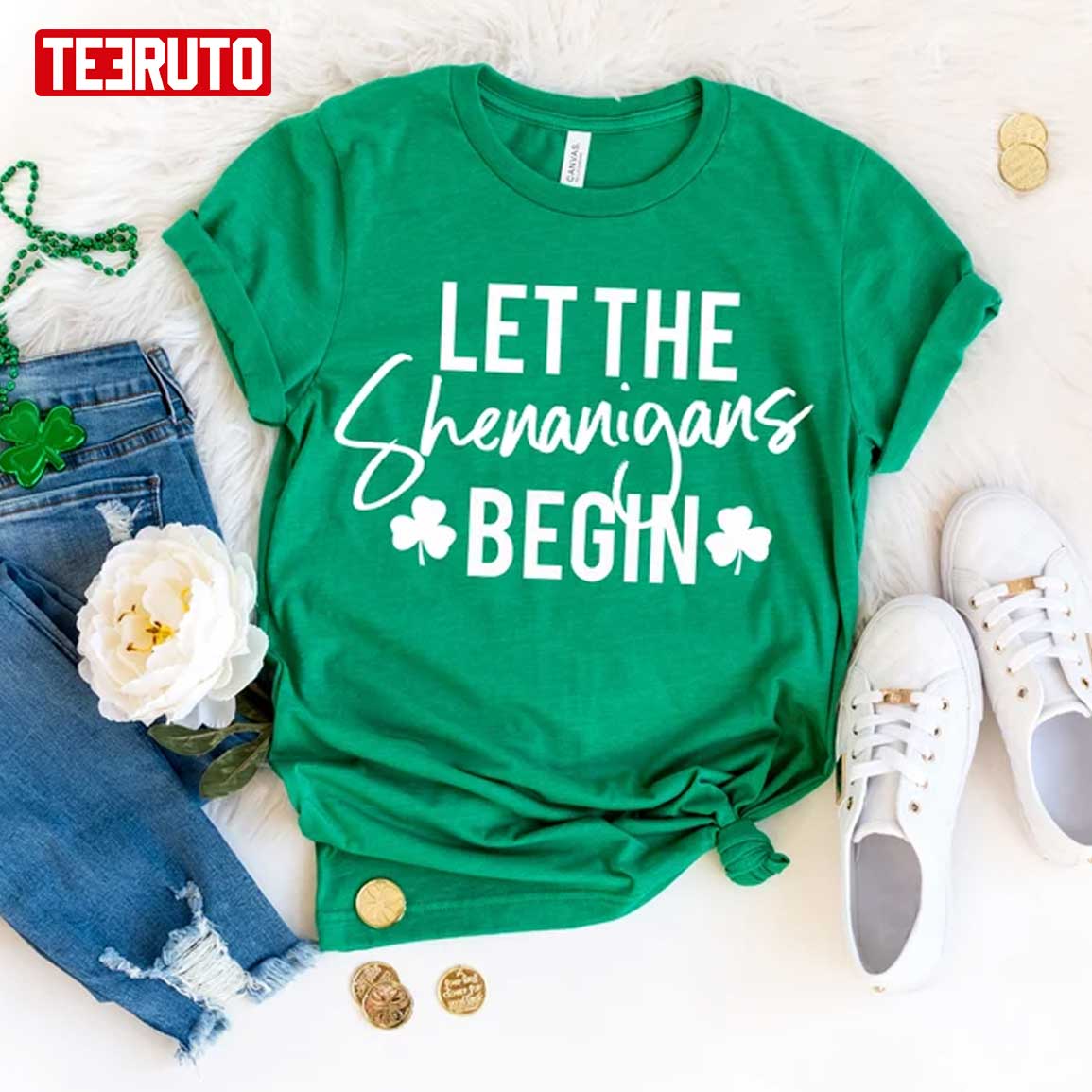 Let The Shenanigans Begin St Patricks Day Party Unisex T-Shirt