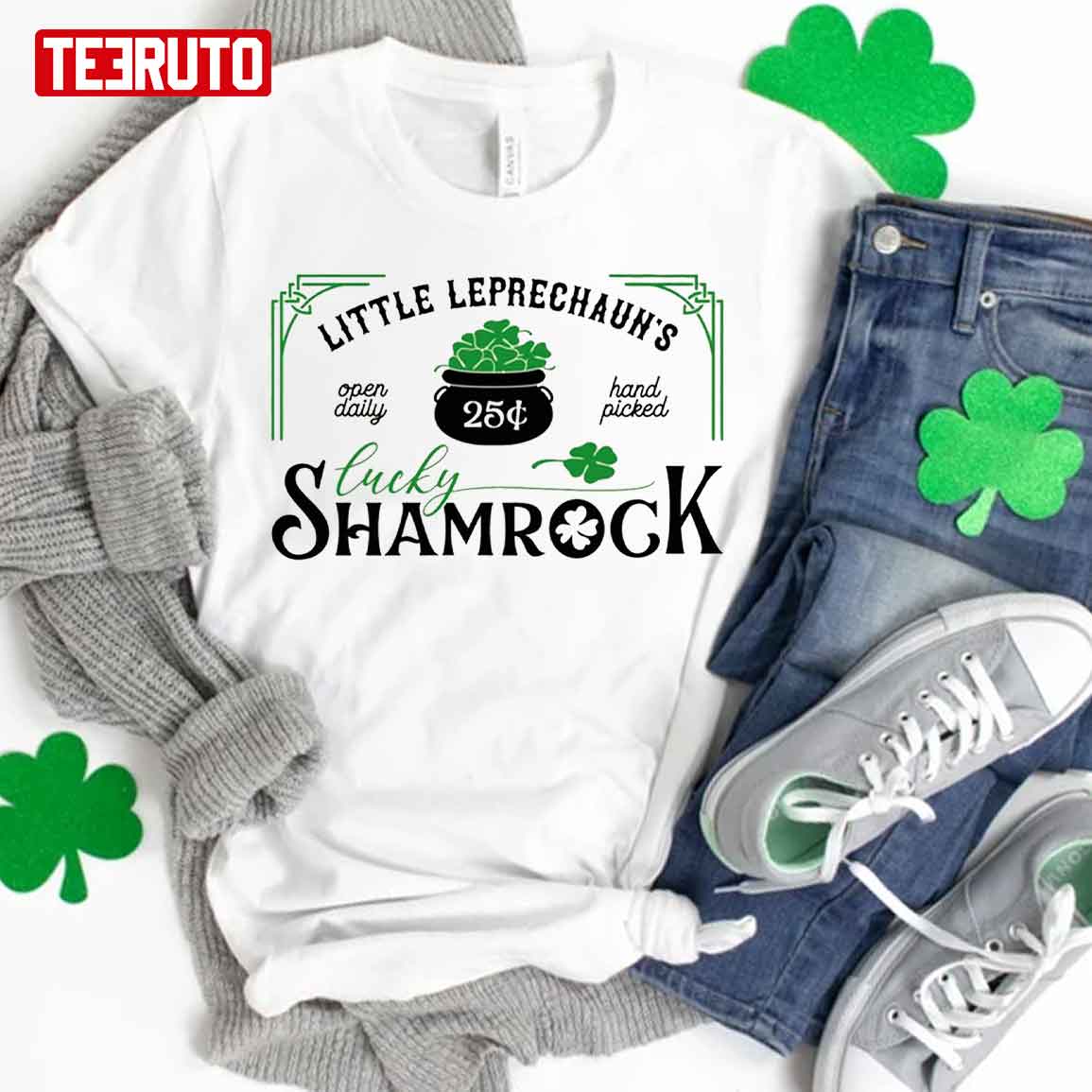 Little Leprechaun Lucky Irish Shamrock Saint Patricks Day Unisex T-Shirt