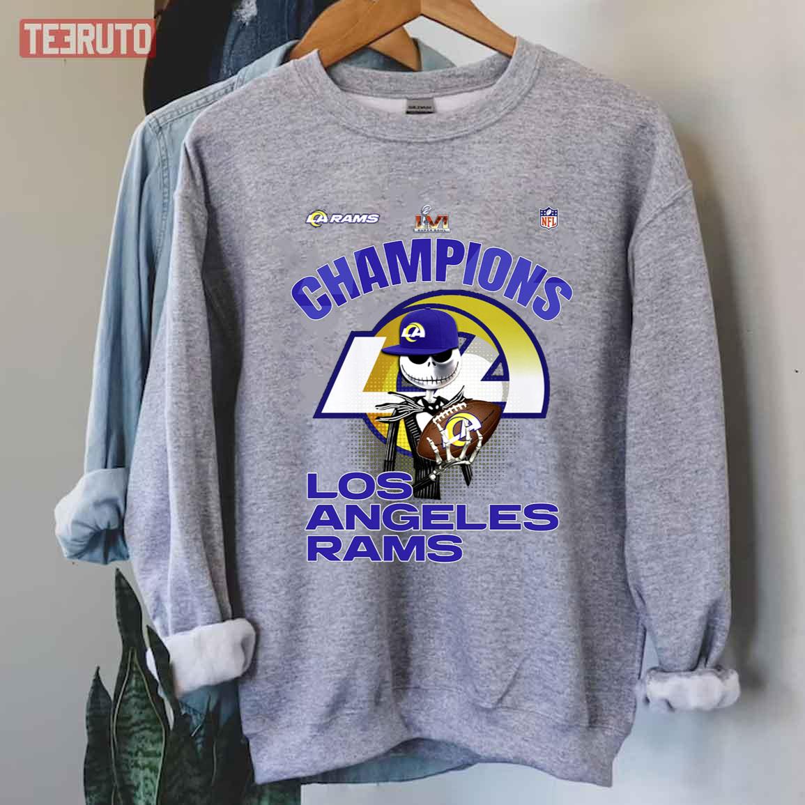 Vintage Los Angeles Rams American Football 2022 Unisex T-Shirt - Teeruto