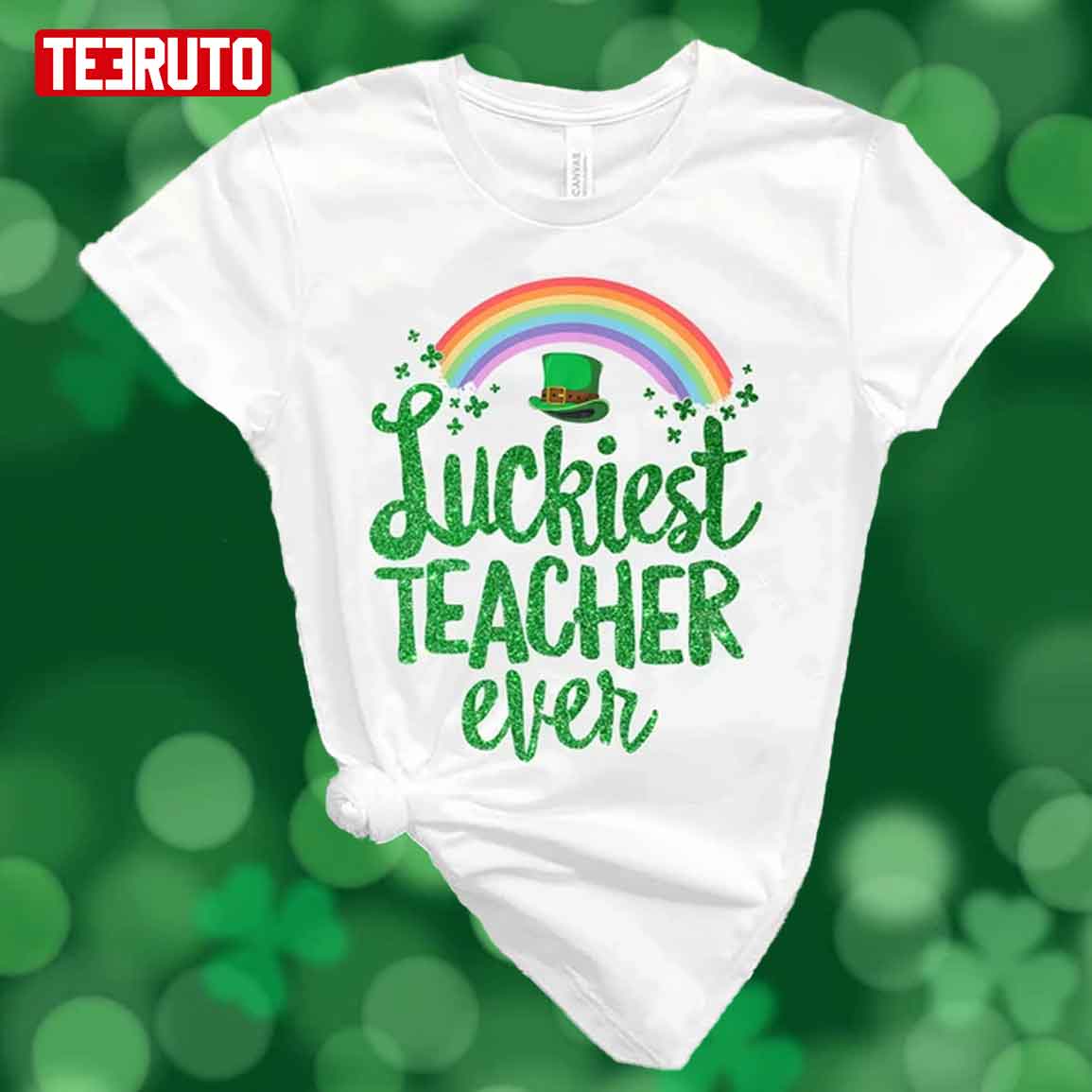 Luckiest Teacher Ever St Patricks Day T-Shirt