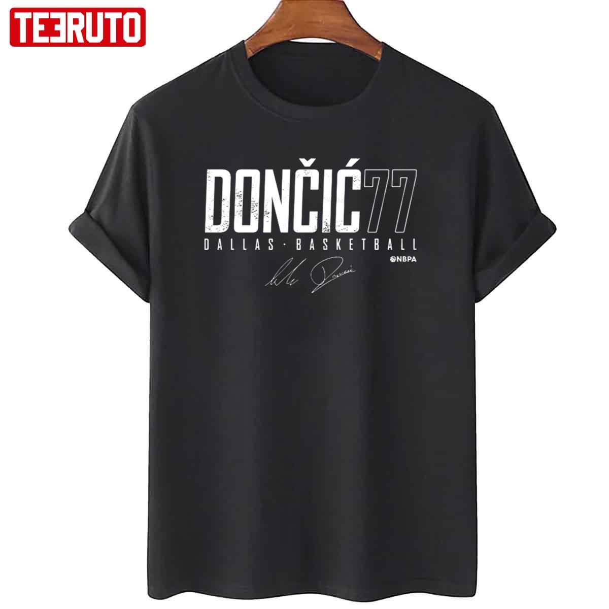 Luka Doncic Dallas Elite Signature Unisex T-Shirt