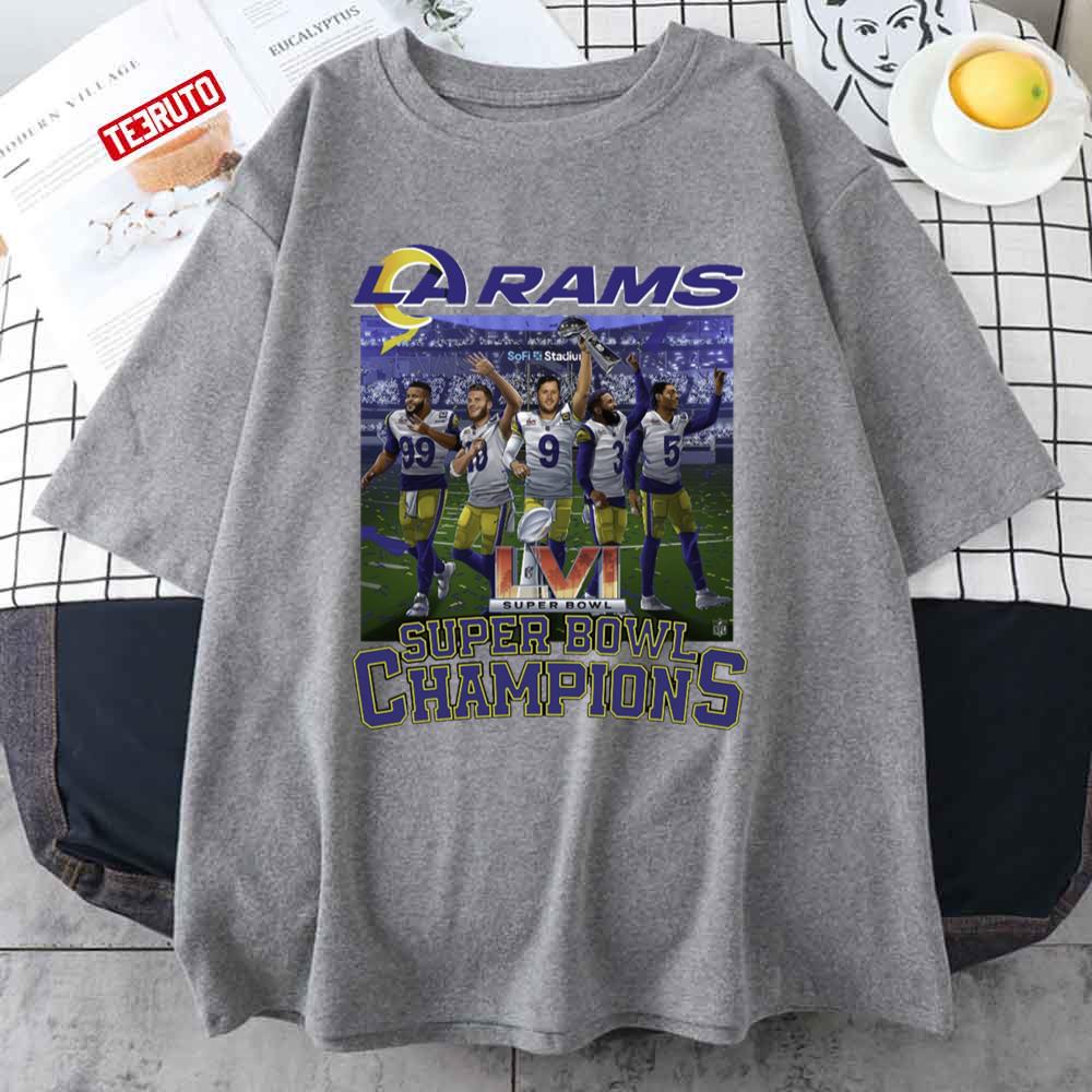 Lvi Champs Los Angeles Rams Super Bowl Unisex T-Shirt