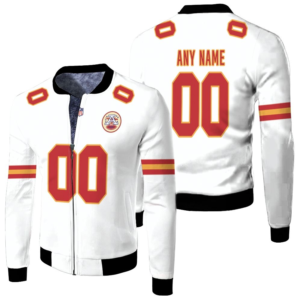 Mahomes 15 Kansas City Chiefs For Nfl Fan 3d Personalized Fleece Bomber Jacket