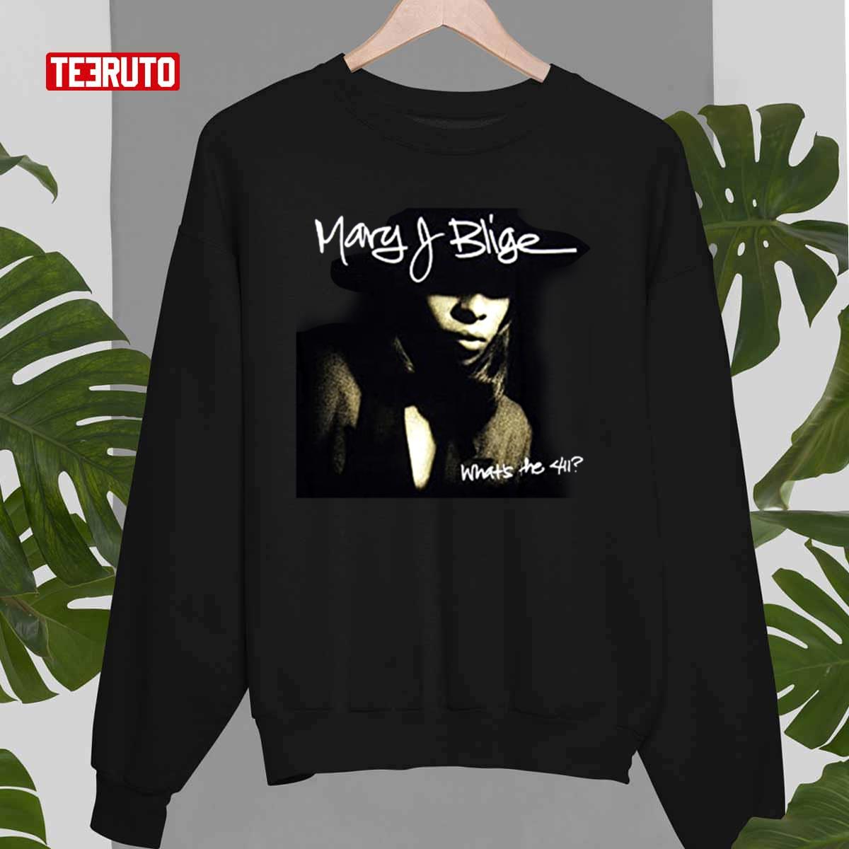 Mary J. Blige Whats The 411 Black Unisex Sweatshirt