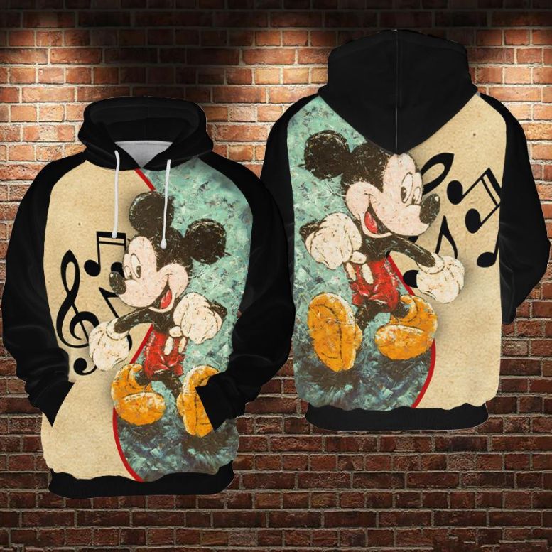 Mickey Dancing 3D Printed Hoodie