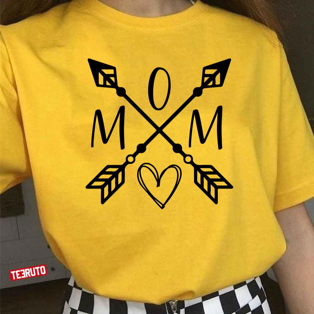 Mom Arrow Art Women T-Shirt