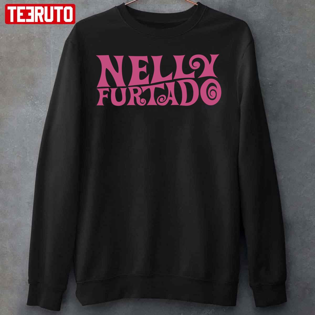 Nelly Furtado Pink Logo Whoa Nelly! Folklore Loose Unisex Sweatshirt