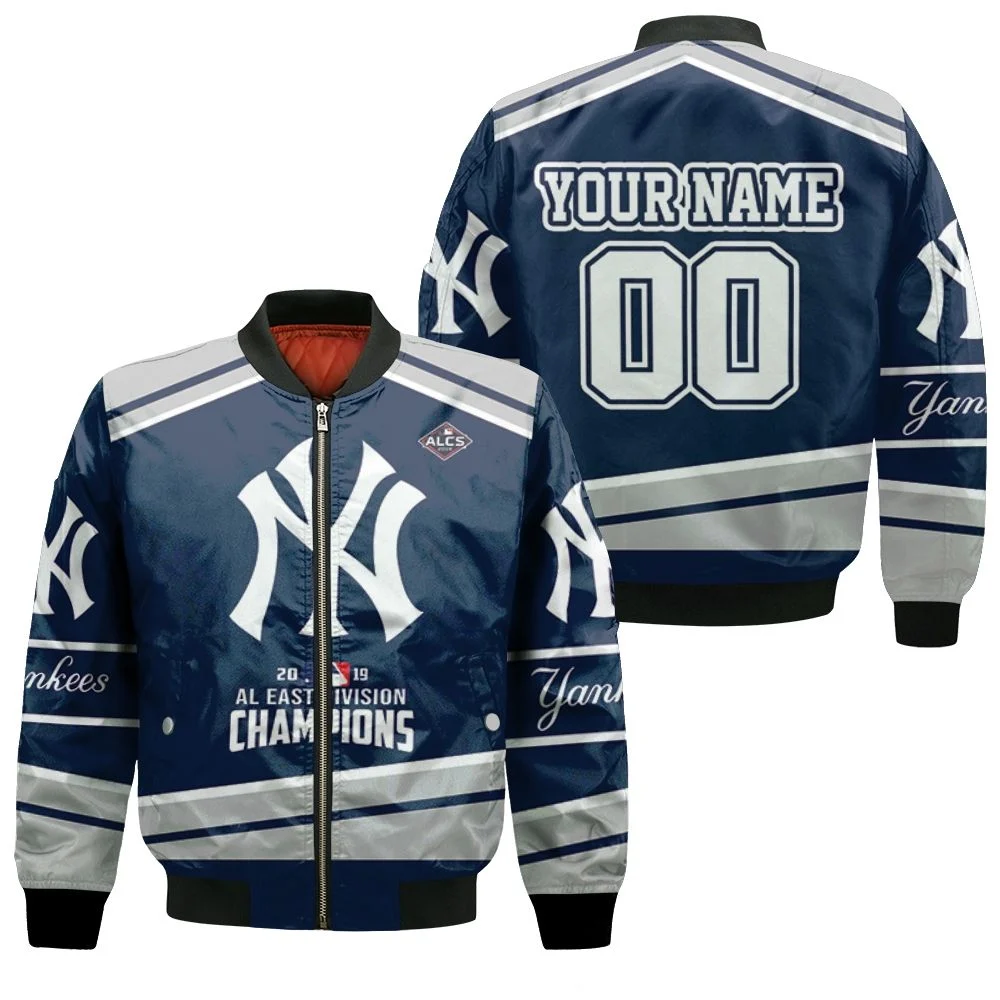 New York Yankees Al East Division Champions Mlb Fans 3d Personalized Bomber Jacket