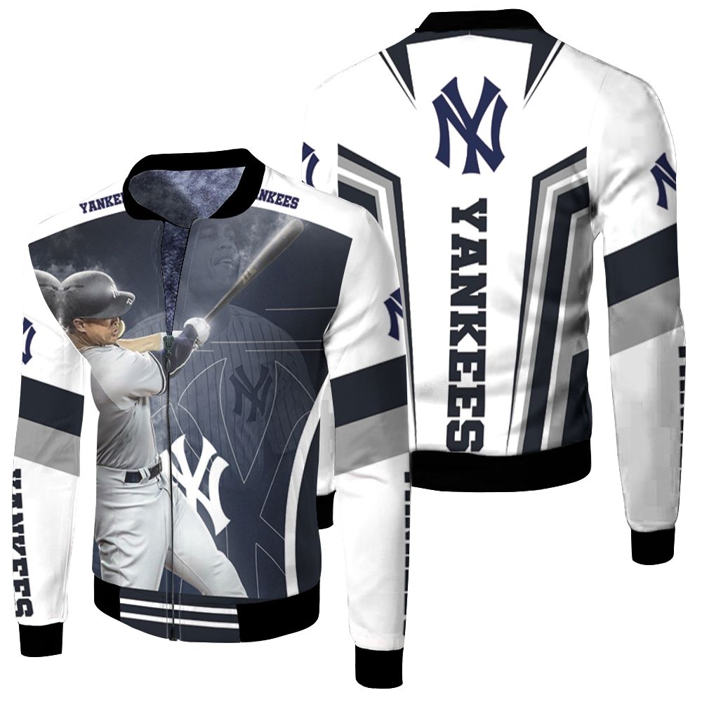 New York Yankees Mickey Mantle Fleece Bomber Jacket