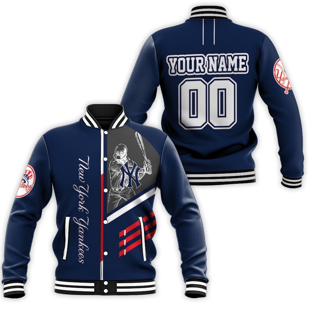 New York Yankees Mlb Bronx Bombers 3d Personalized Baseball Jacket ...