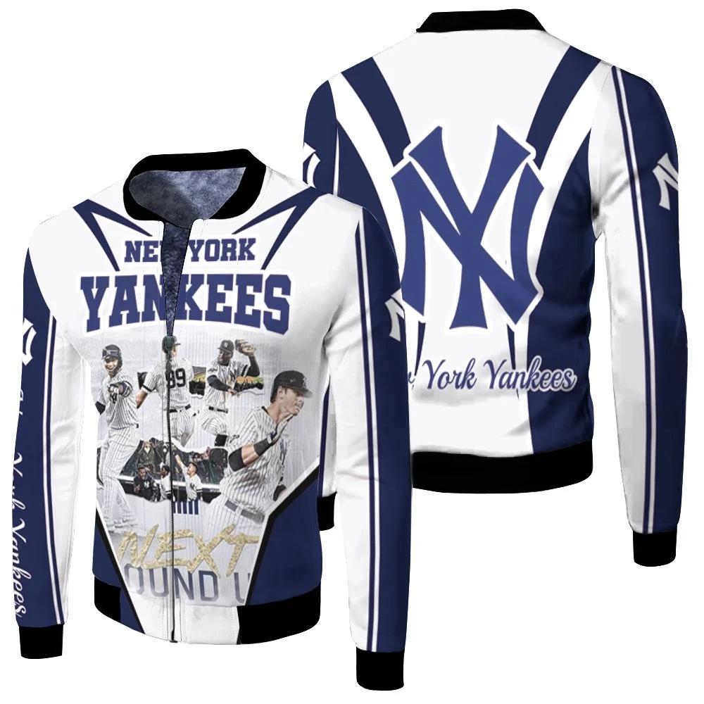 New York Yankees Next Round Up Best Players For Fan Fleece Bomber Jacket