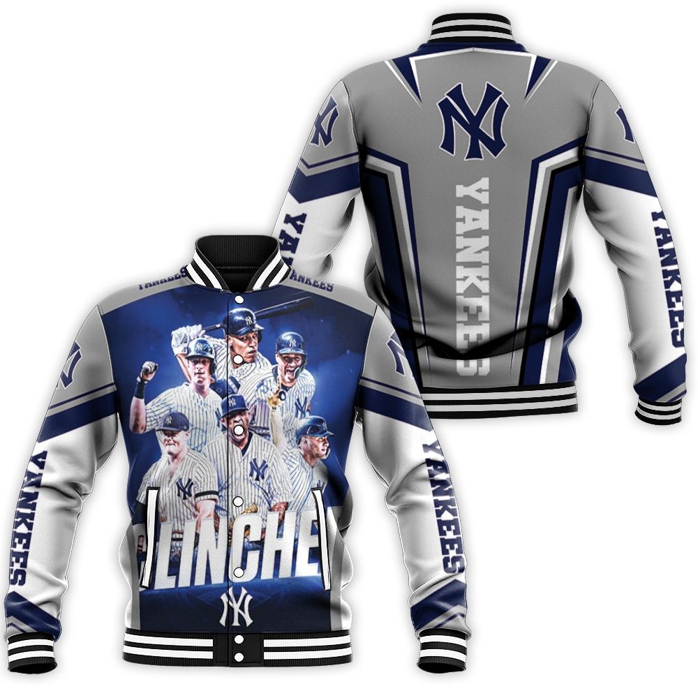 New York Yankees Players Clinched Baseball Jacket