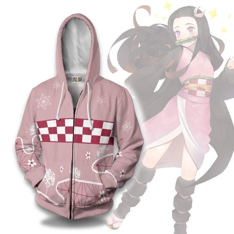 Nezuko Kamado Custom KNY Clothes Anime Hoodie