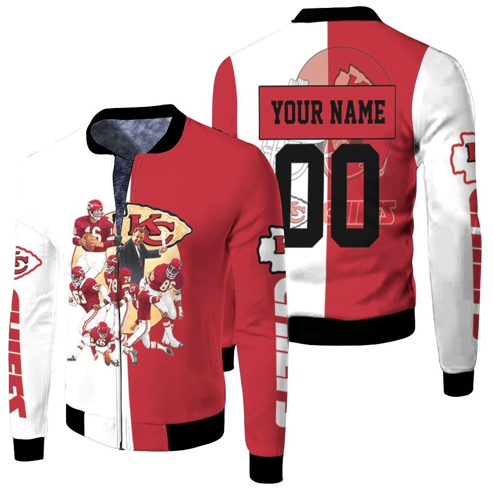 Nfl Season 2020 Kansas City Chiefs West Division Champion Great Football Team 3d Personalized Fleece Bomber Jacket
