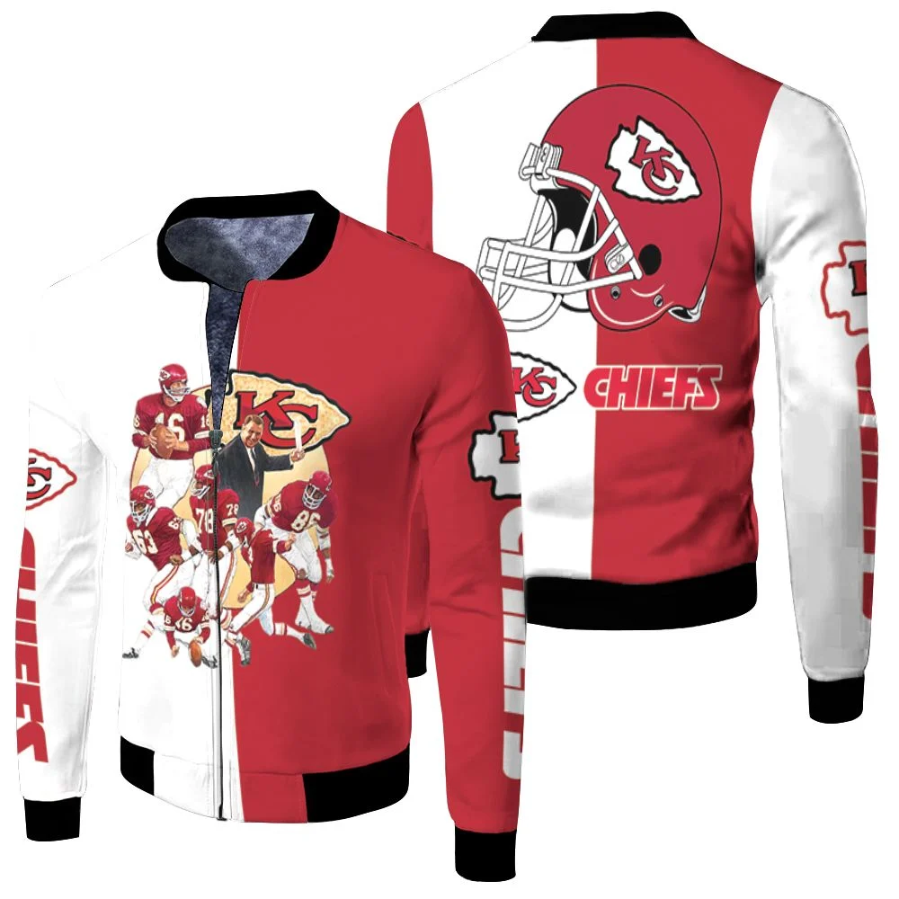 Nfl Season 2020 Kansas City Chiefs West Division Champion Great Great Football Team 3d Fleece Bomber Jacket