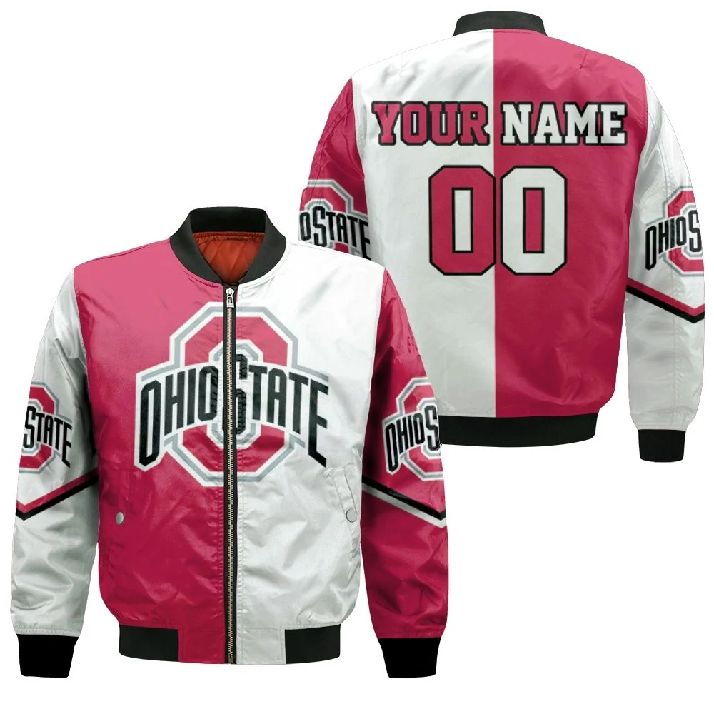 Ohio State Buckeyes Ncaa For Buckeyes Lover 3d Personalized Bomber Jacket
