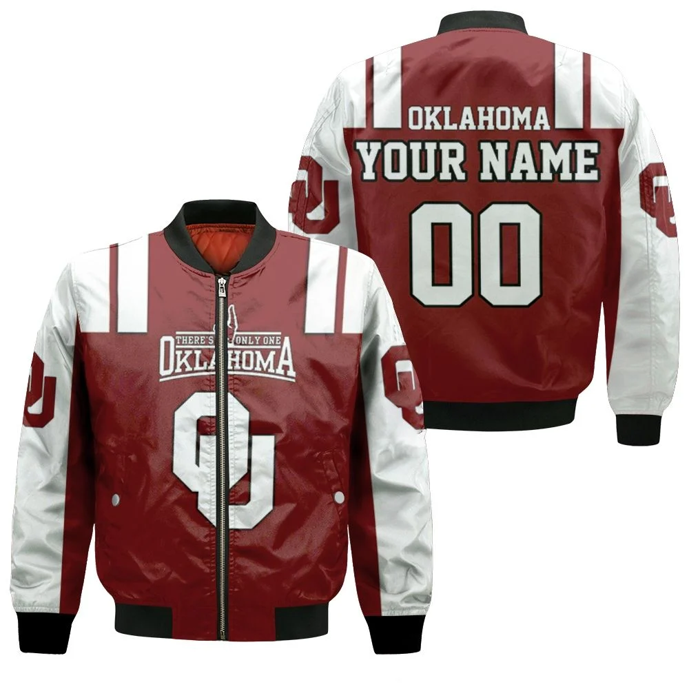 Oklahoma Sooners Fans Personalized Bomber Jacket