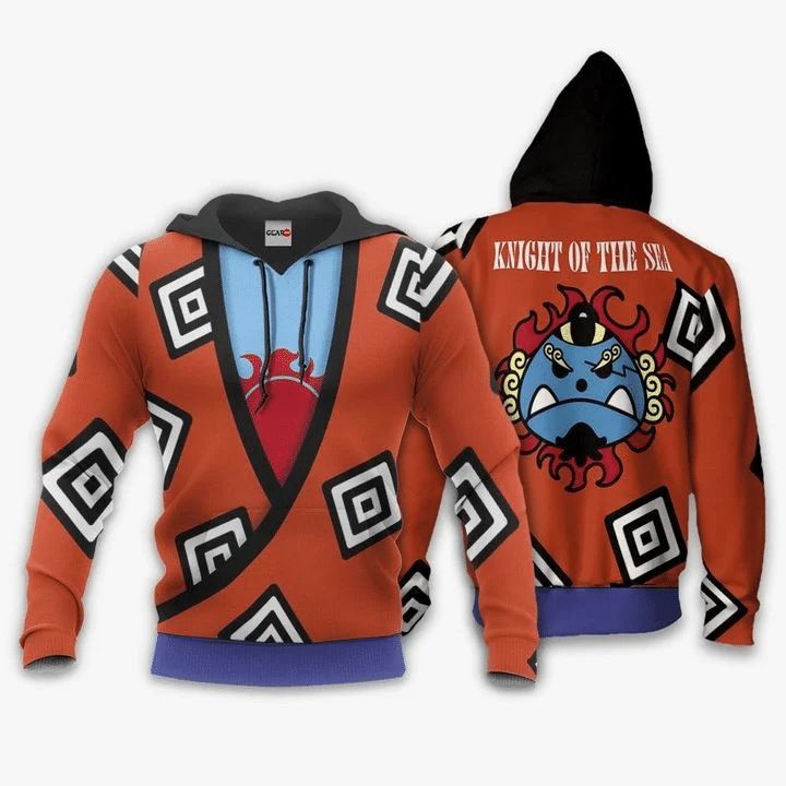 One Piece Jinbei Anime Manga 3d Zip Hoodie